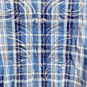 Buckle embroidered Roar long sleeve shirt